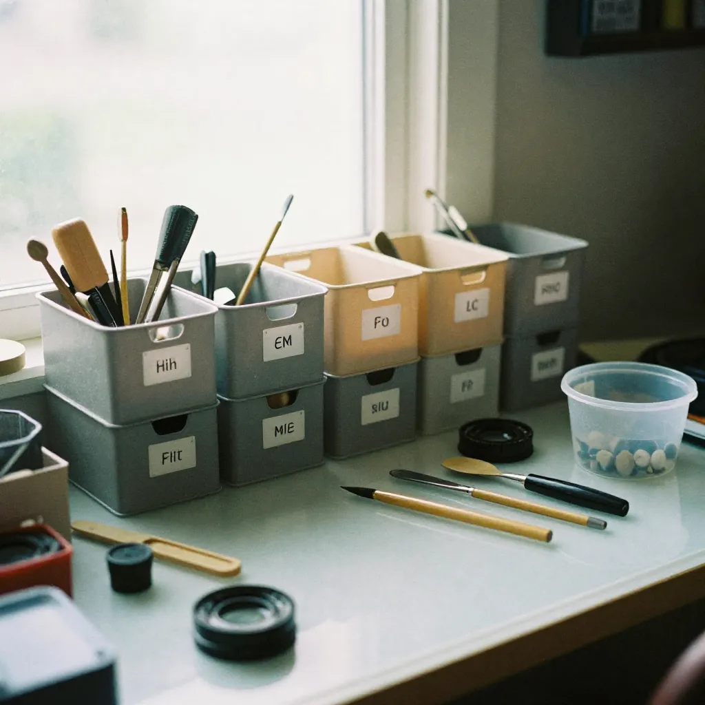 Organized storage system within reach